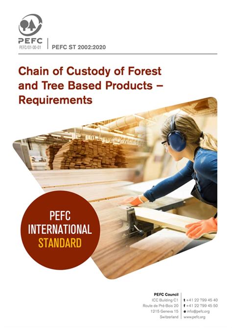Chain of Custody of Forest and Tree Based Products and Related .
